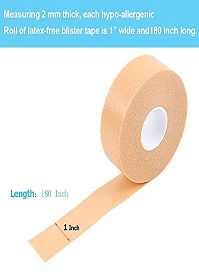 Mcvcoyh Foam Moleskin Tape Foot Care Sticker, Soft Blister Pads, Heel Cushion for Hand & Foot Care Protector Multi Purpose Wrap to Protect Skin from Rubbing - Image 2